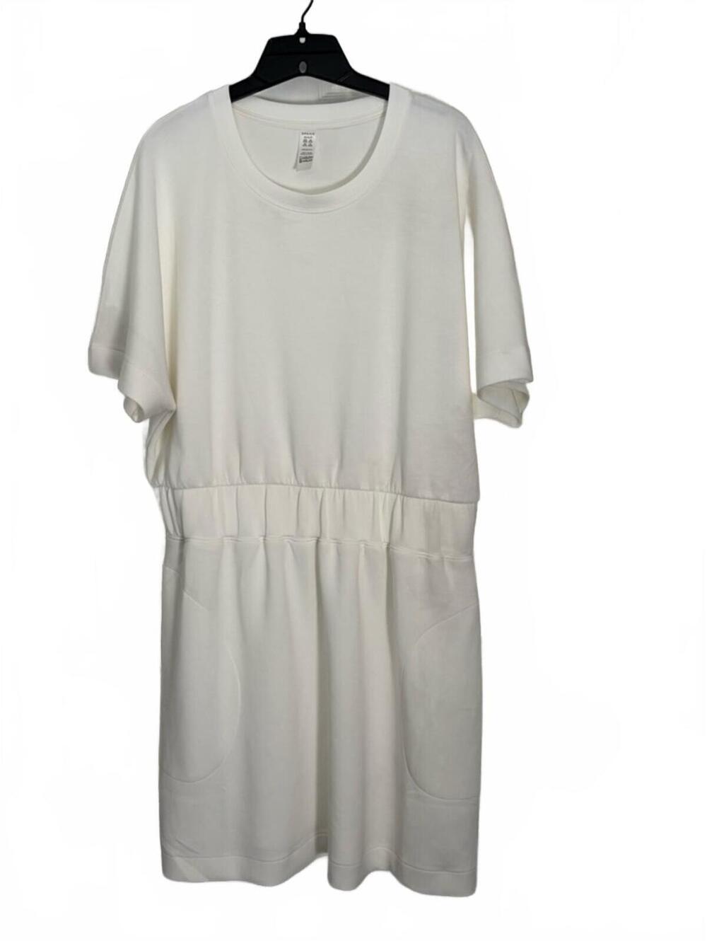 SPANX AirEssentials White Pullover Dress Soft Luxe Athleisure